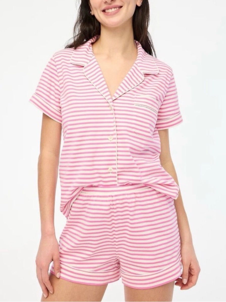 J. Crew Factory Striped Pajama Set